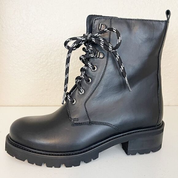 La Canadienne Clover Leather combat Moto Bootie. 7. New - Picture 7 of 17